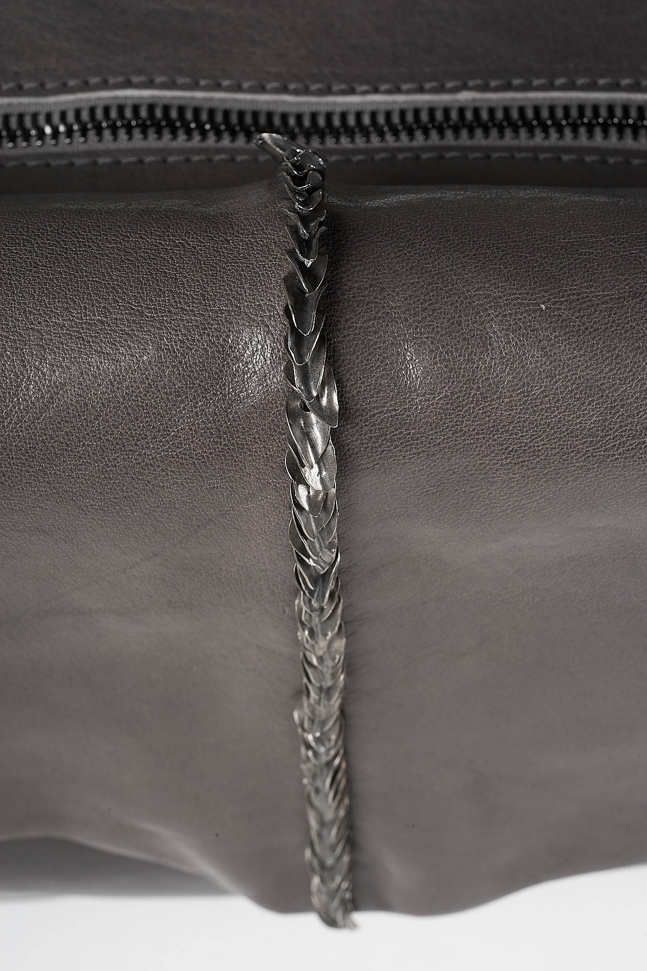 daniele basta leather and silver bags - DETAIL